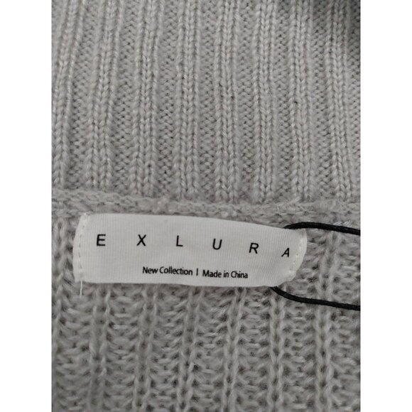 Exlura Women's Off Shoulder Sweater Mixed Animal Print Loose Oversized Pullover - Picture 4 of 7